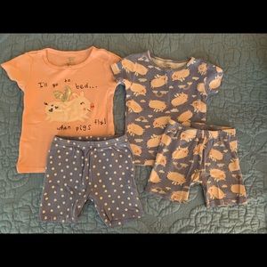 Carters 4T pj sets